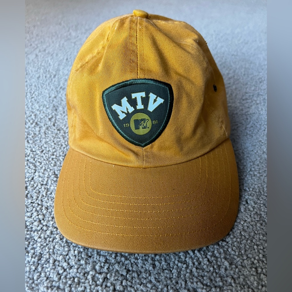 Vintage MTV Yellow Cap